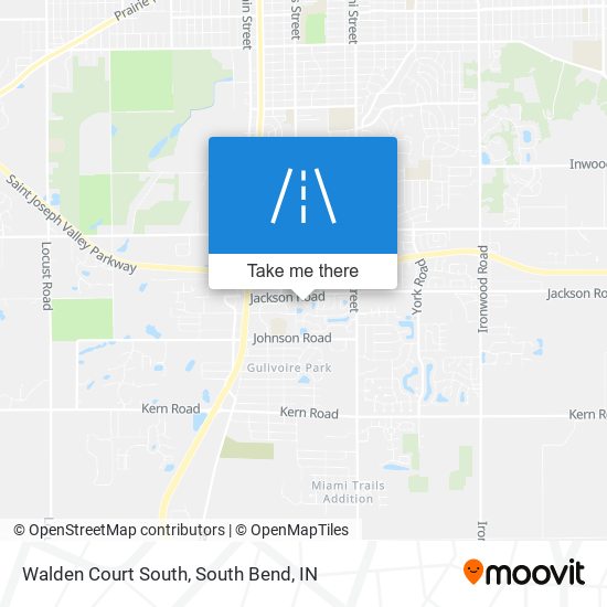 Walden Court South map