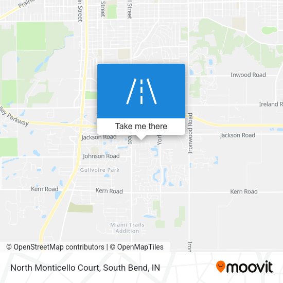 North Monticello Court map
