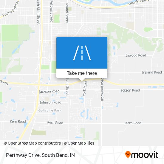 Perthway Drive map