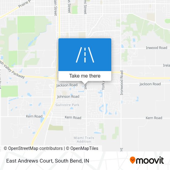 East Andrews Court map