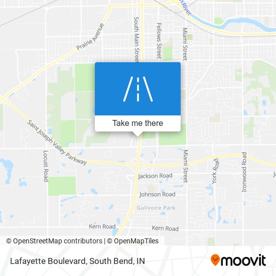 Mapa de Lafayette Boulevard