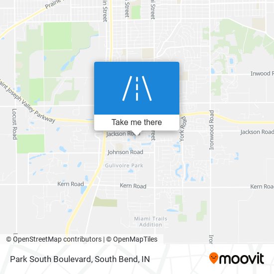 Mapa de Park South Boulevard