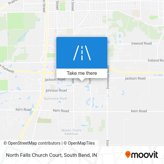 Mapa de North Falls Church Court
