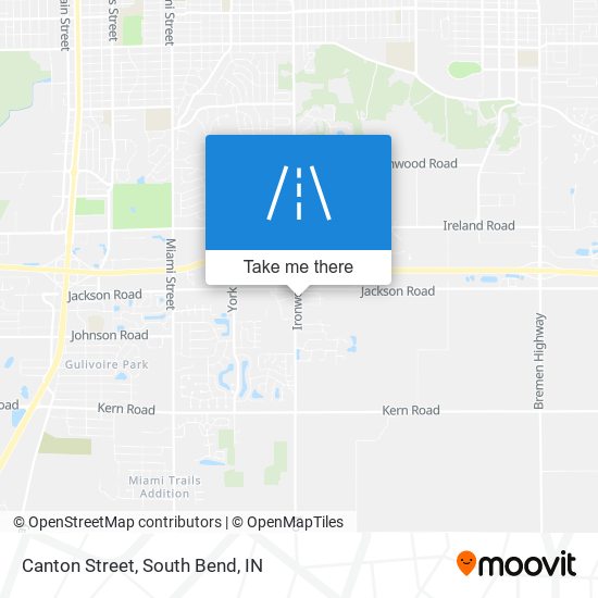 Canton Street map