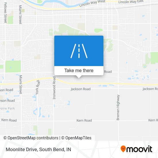 Moonlite Drive map