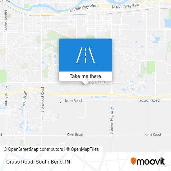 Mapa de Grass Road