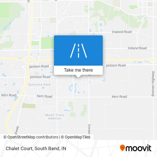 Chalet Court map