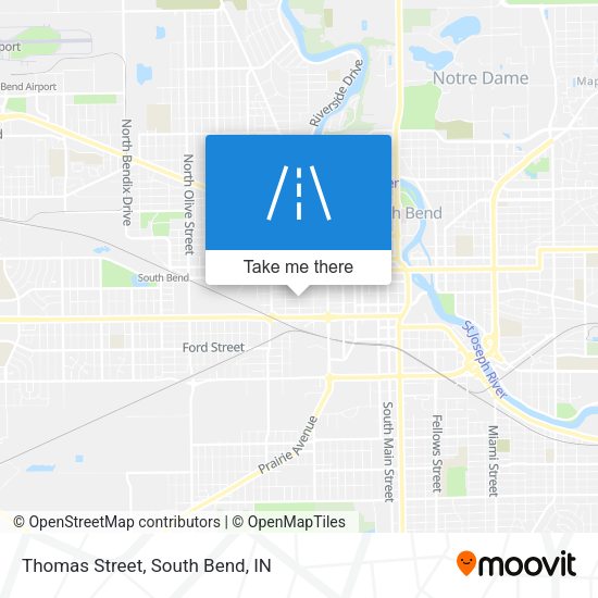 Thomas Street map