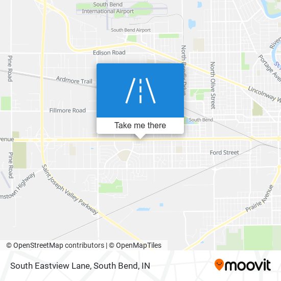 South Eastview Lane map