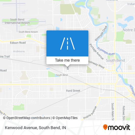 Mapa de Kenwood Avenue