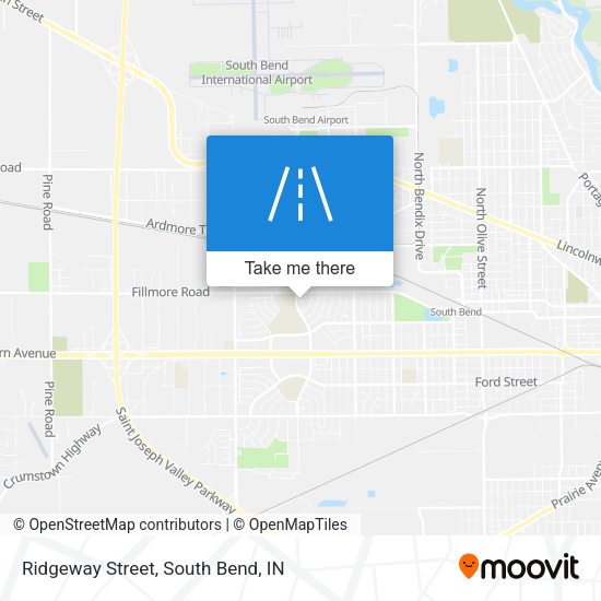 Mapa de Ridgeway Street