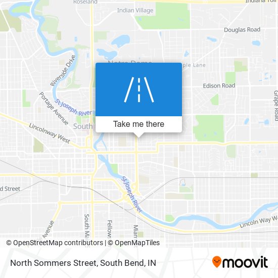 North Sommers Street map