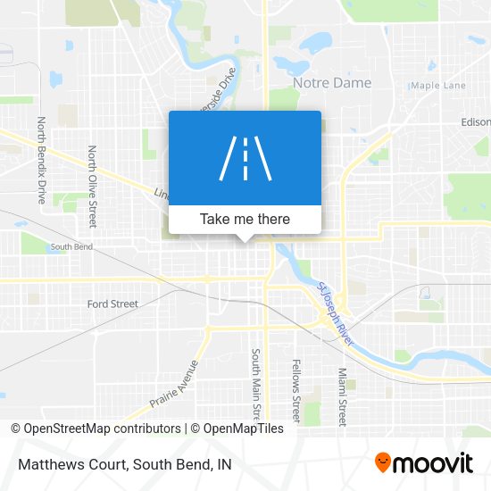 Mapa de Matthews Court
