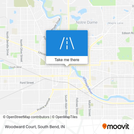 Woodward Court map