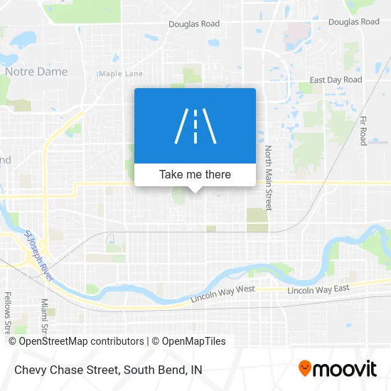 Chevy Chase Street map
