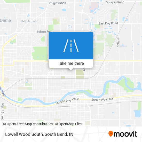 Mapa de Lowell Wood South