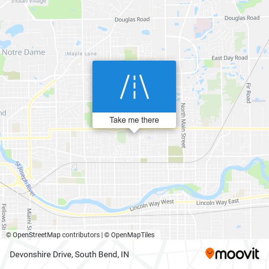 Mapa de Devonshire Drive