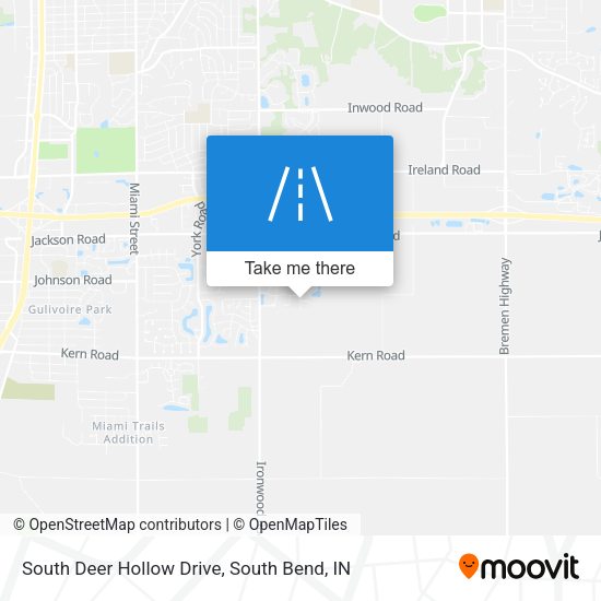 South Deer Hollow Drive map