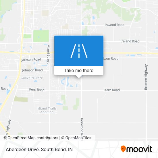 Aberdeen Drive map