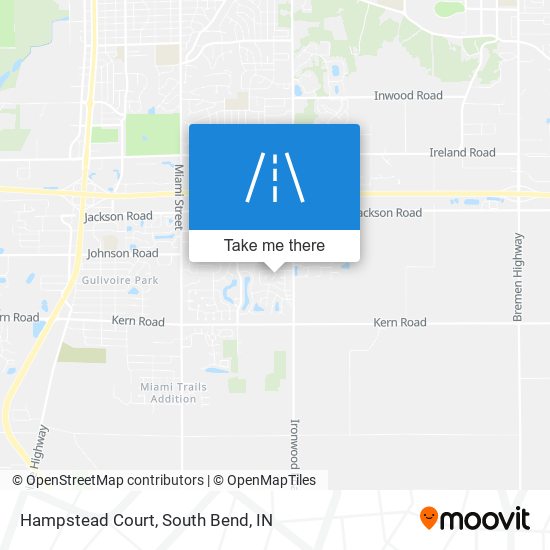 Mapa de Hampstead Court