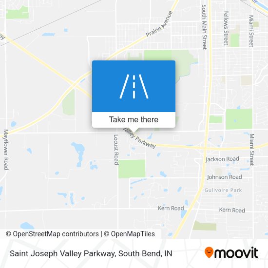 Saint Joseph Valley Parkway map