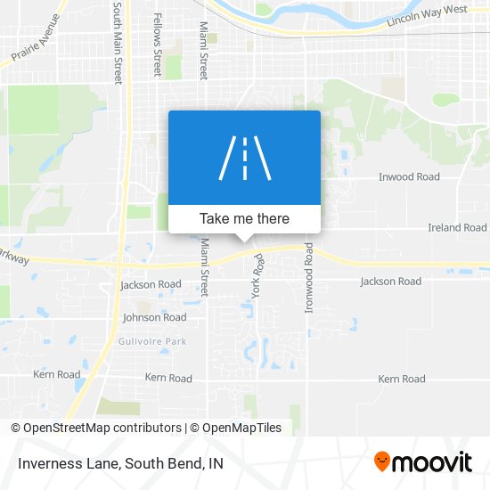 Mapa de Inverness Lane