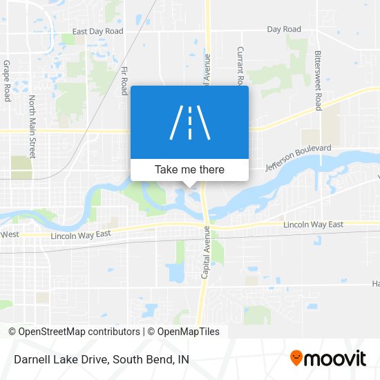Darnell Lake Drive map