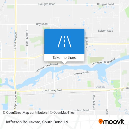 Jefferson Boulevard map