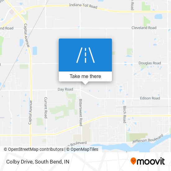 Colby Drive map