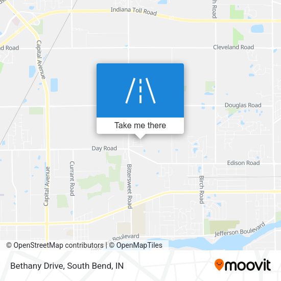 Mapa de Bethany Drive