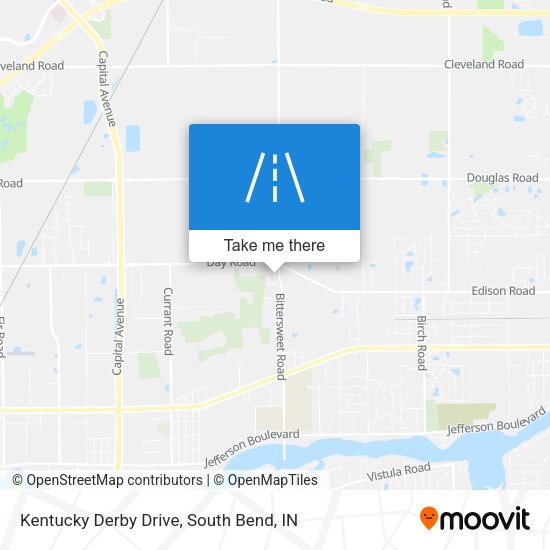Kentucky Derby Drive map