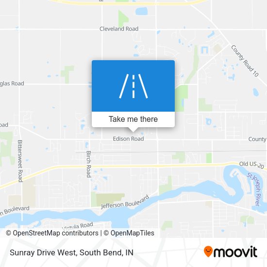 Mapa de Sunray Drive West