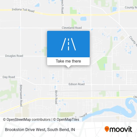 Brookston Drive West map