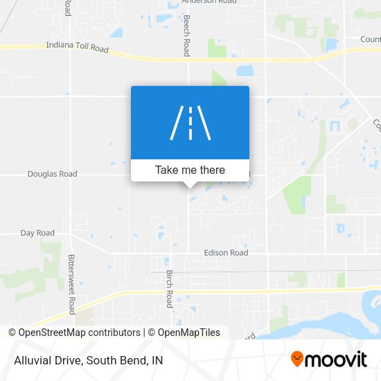 Mapa de Alluvial Drive