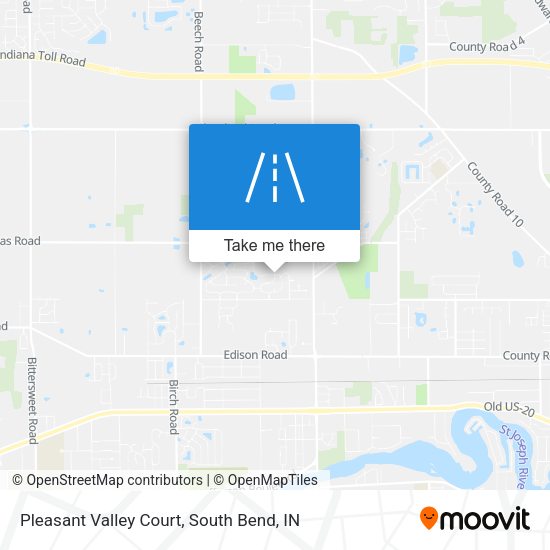 Pleasant Valley Court map