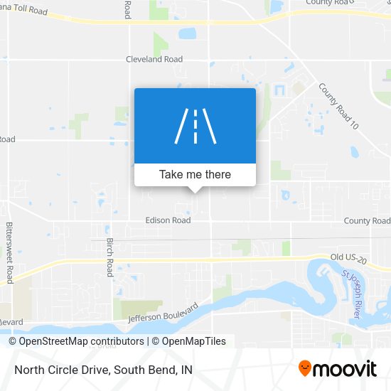 North Circle Drive map