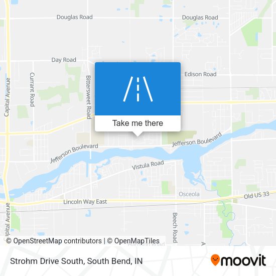 Strohm Drive South map