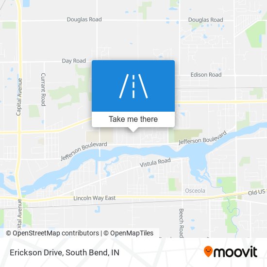 Erickson Drive map