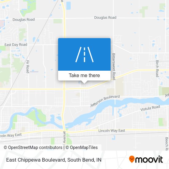 Mapa de East Chippewa Boulevard