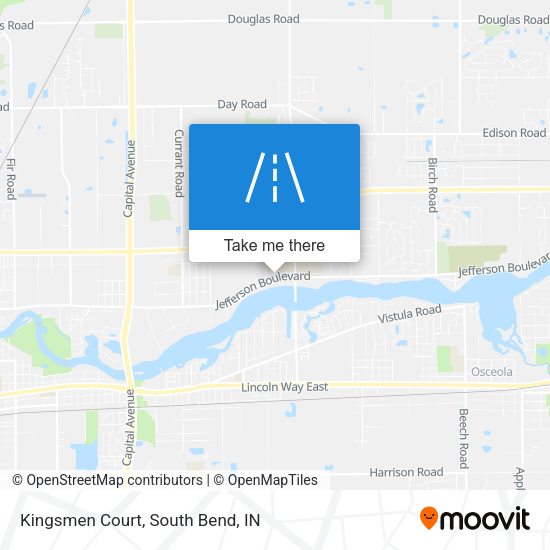 Mapa de Kingsmen Court