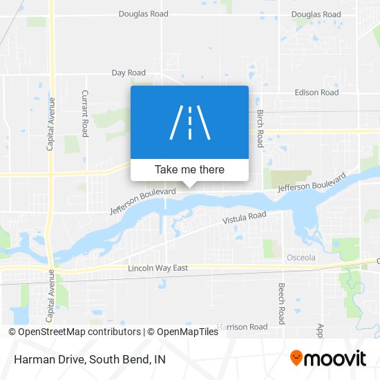 Harman Drive map