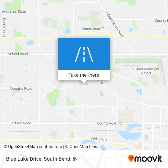 Blue Lake Drive map