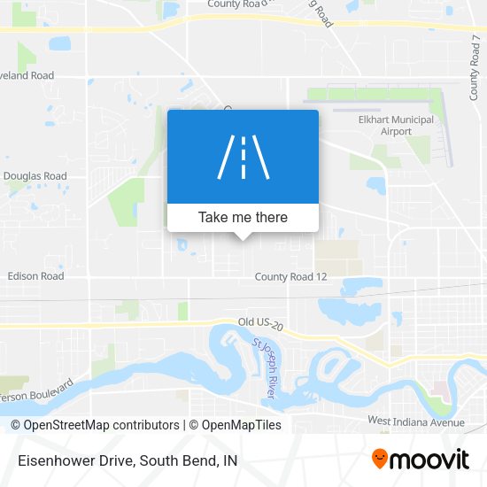Mapa de Eisenhower Drive