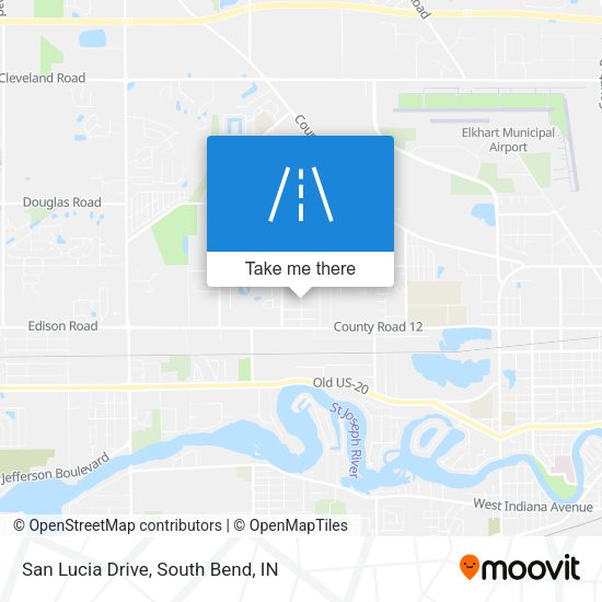 Mapa de San Lucia Drive