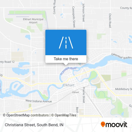 Christiana Street map
