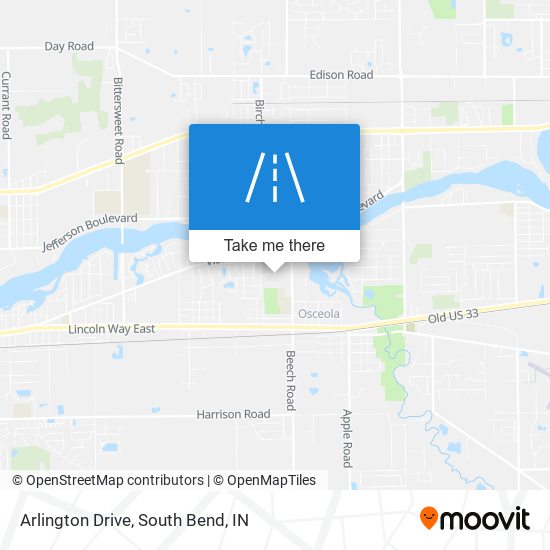 Arlington Drive map