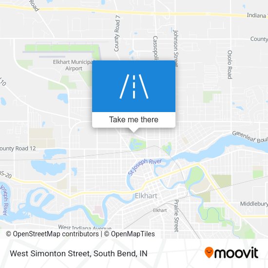 West Simonton Street map