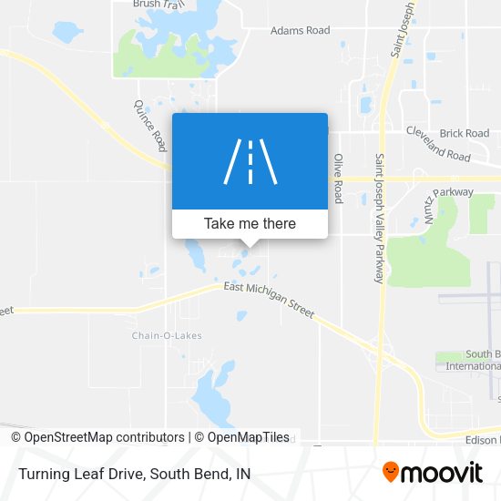 Turning Leaf Drive map