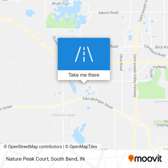 Nature Peak Court map