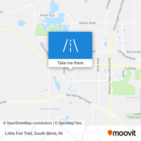 Little Fox Trail map